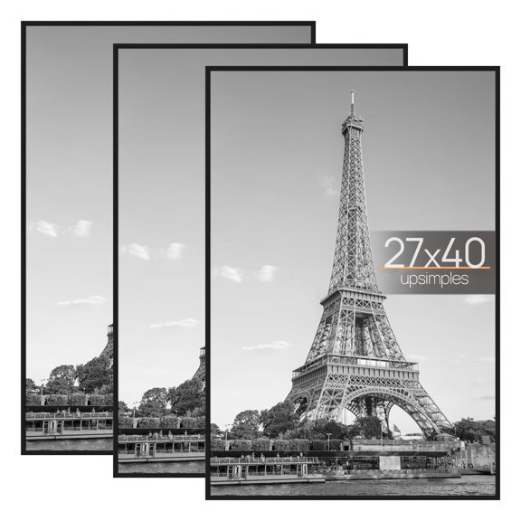Poster Frame, Easy Slide-In Assembly,Gallery Wall Picture Frames Set for Family, Wedding, Christmas, Easy to Change Photos