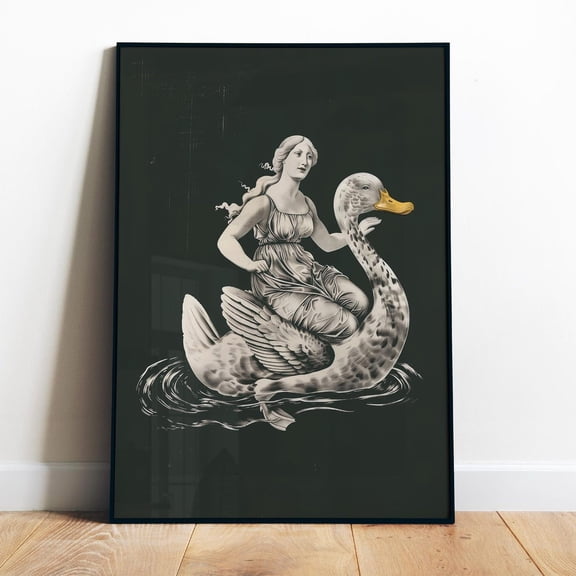 Poster Funny Poster For Bathroom Wall Art Printable Funny Toilet Print Digital Vintage Bathroom Art Duck Print Dark Minimalist Art Eclectic Print - No Framed, Vintage Wall Art, Hot Trend!, 8x12