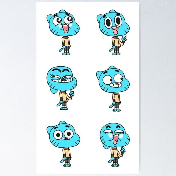 Poster Gumball Poster - No Framed, Vintage Wall Art, Hot Trend!, 8x12