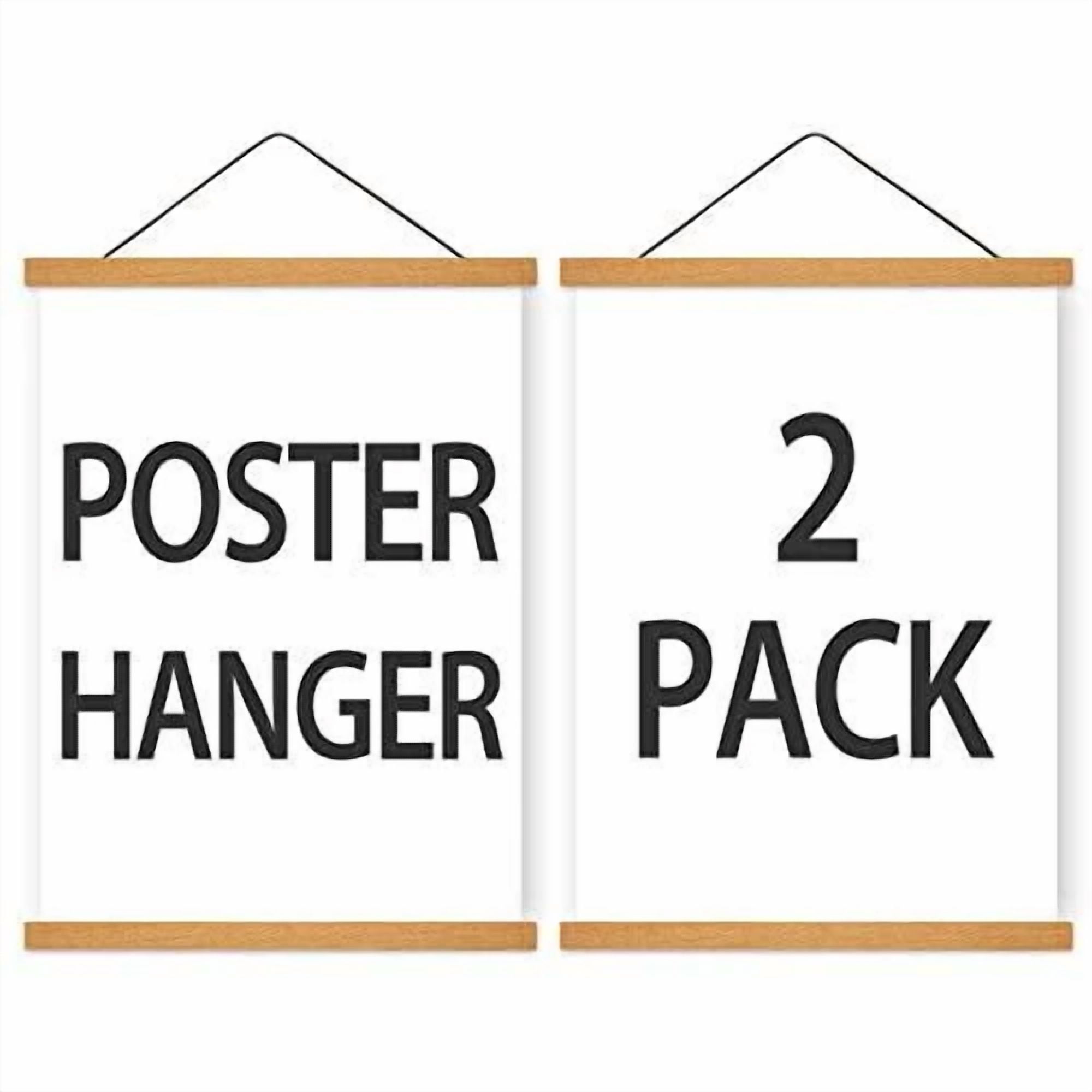 Poster Hanger Magnetic Frames, Strong Magnet, Wood Poster Hanger For Diamond