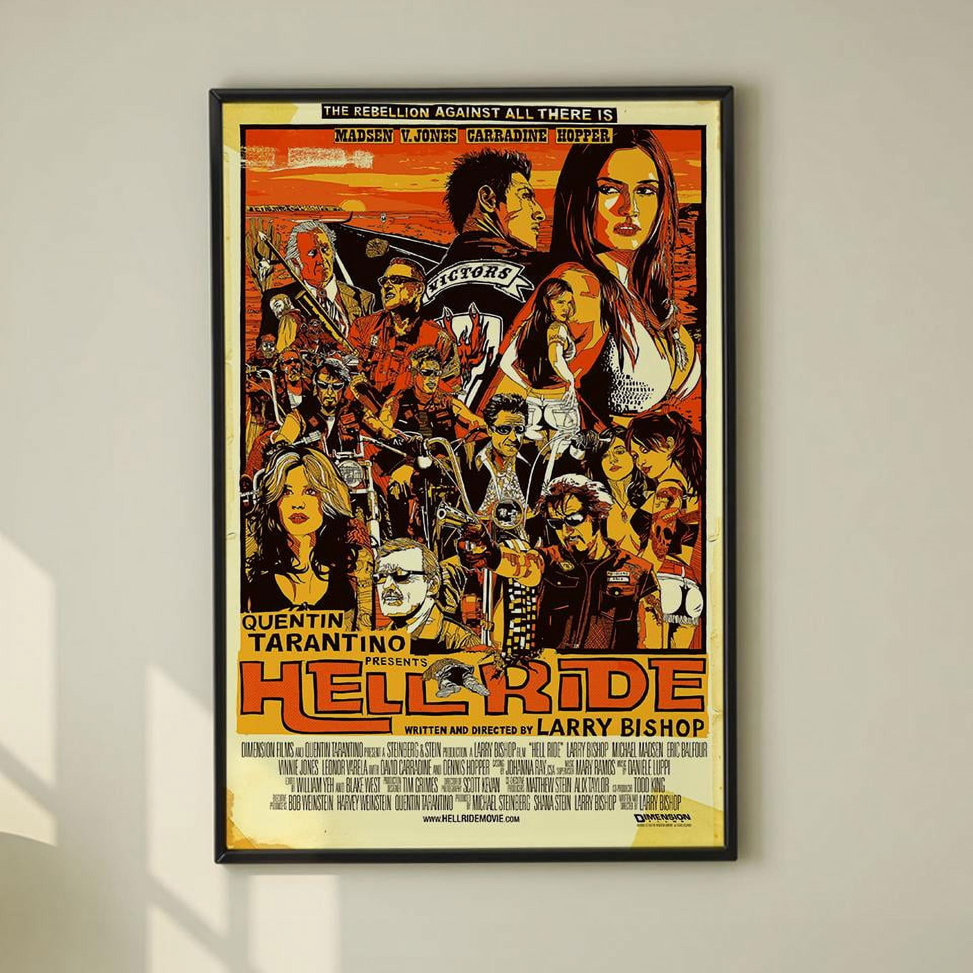 Poster Hell Ride Movie Poster , High quality Poster print, Minimalist ...