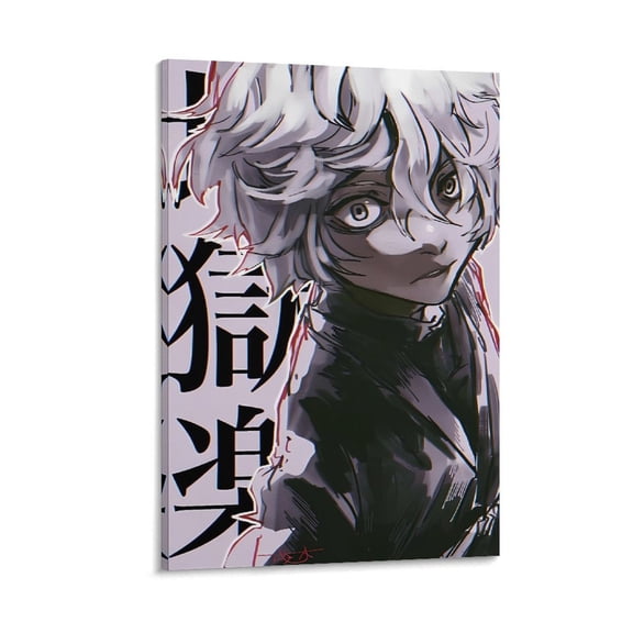 Poster Hell's Paradise Jigokuraku Boy Anime Art Wall Art Poster Scroll Canvas Painting Picture Living Room Decor Home 16x24inch(40x60cm)