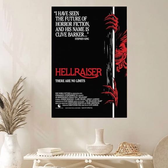 Poster Hellraiser poster Horror Movie Poster Size 24''x36'' GoldenGate JSC - 8X12, UNFRAMED