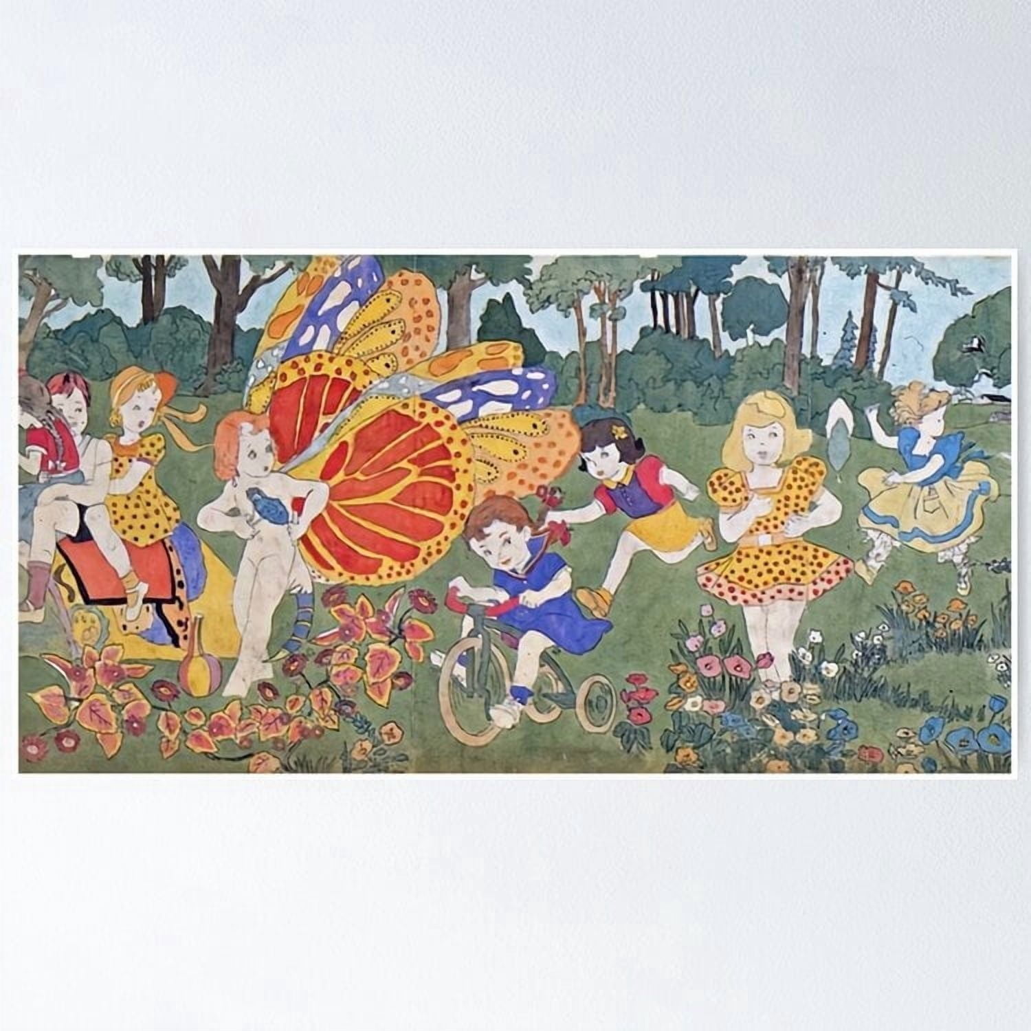 Poster Henry Darger Art Vintage Wall Art Trendy Retro Print