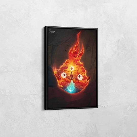 Poster Howl’S Moving Castle Print, Studio Ghibli Wall Art, Anime Poster, Special Japanese Anime Art, Anime Fan Gift, Studio Ghibli Poster 8X12, UNFRAMED