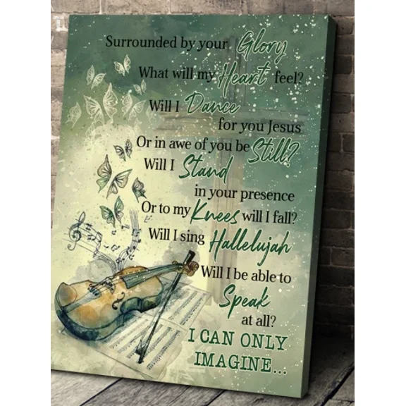 Poster I Can Only Imagine For Musician Music Lovers Cust- UNFRAMED Poster Prints, Wall Art For Home Decor Or Office - Great Gift Idea For Friends & Family, UNFRAMED-18x24