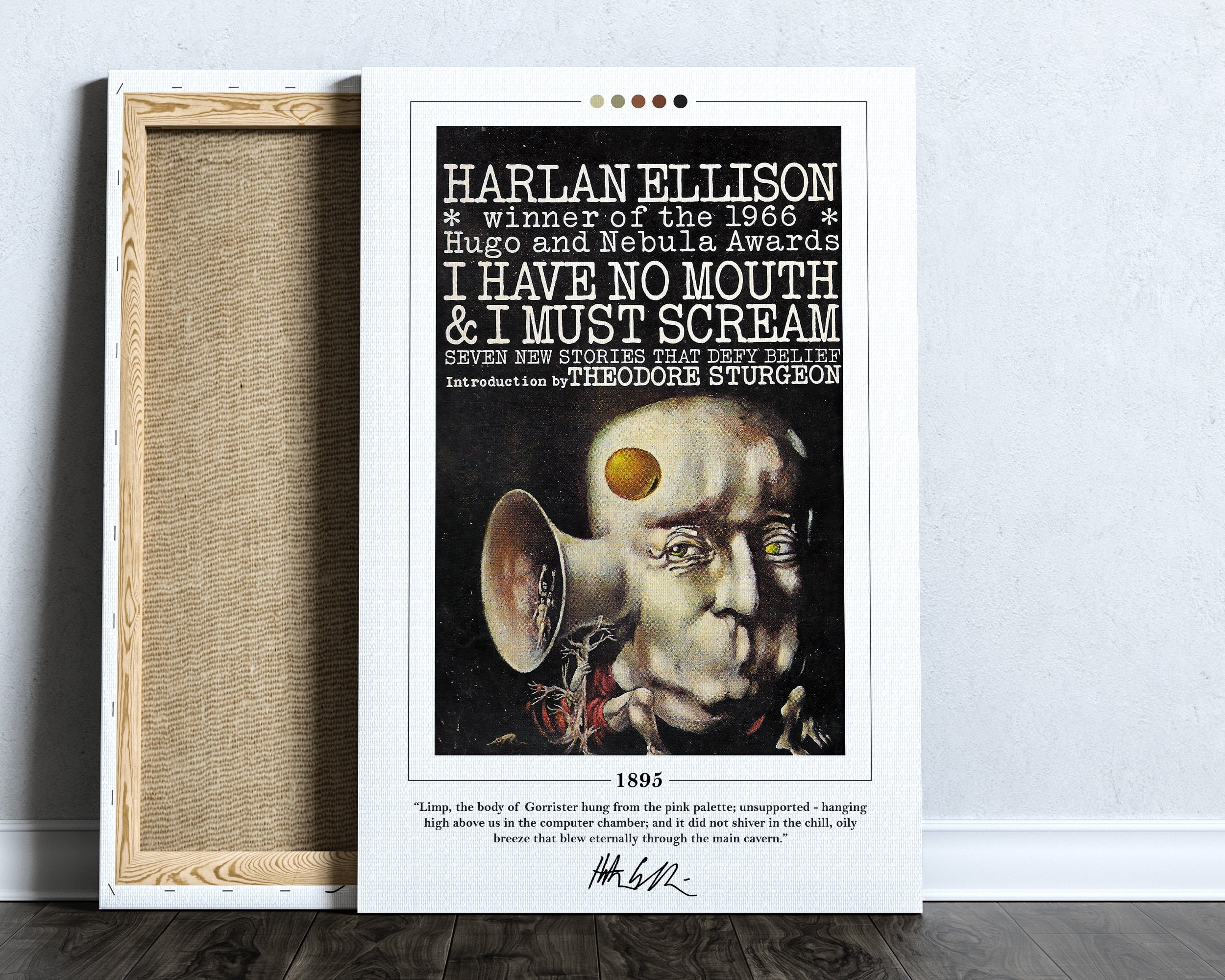 Poster I Have No Mouth and I Must Scream Book Cover Poster | Harlan