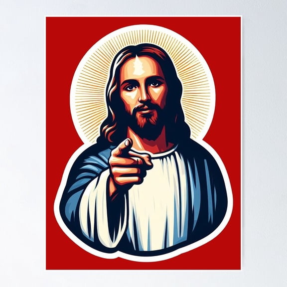 Poster I Saw That Jesus Meme Poster - No Framed, Vintage Wall Art, Hot Trend!, 8x12