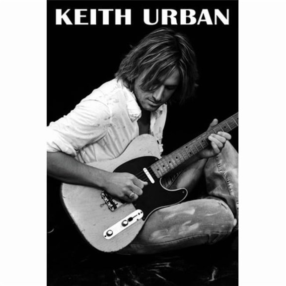 Poster Import XPSSR060 Keith Urban Guitar Poster Print, 24 x 36