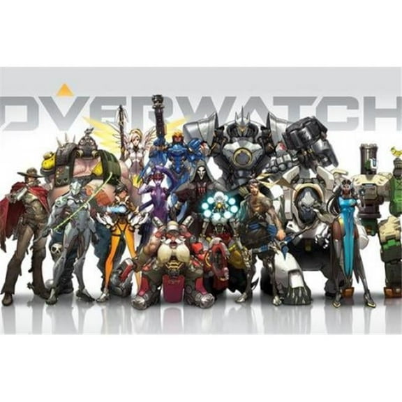 Poster Import XPSMX5103 Overwatch Gaming Poster Print, 24 x 36