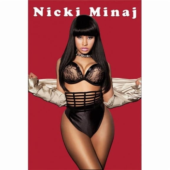 Poster Import XPSNM0001 Nikki Minaj Nm001 Red Poster Print, 24 x 36