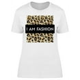 thumbnail image 1 of Poster In Animal Print. Fashion T-Shirt Women -Image by Shutterstock, Female 3X-Large, 1 of 2