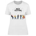 thumbnail image 1 of Poster, Jazz Festival T-Shirt Women -Image by Shutterstock, Female 3X-Large, 1 of 2