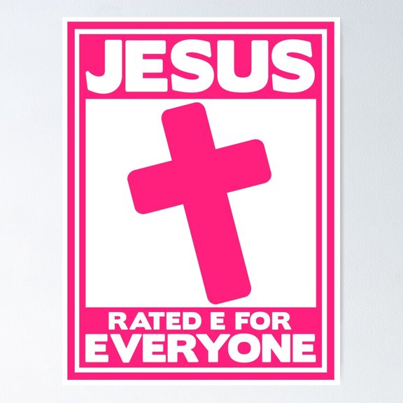 Poster Jesus Is For Everyone Poster - No Framed, Vintage Wall Art, Hot Trend!, 12x18