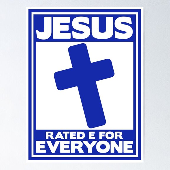 Poster Jesus Is For Everyone Poster - No Framed, Vintage Wall Art, Hot Trend!, 24x36