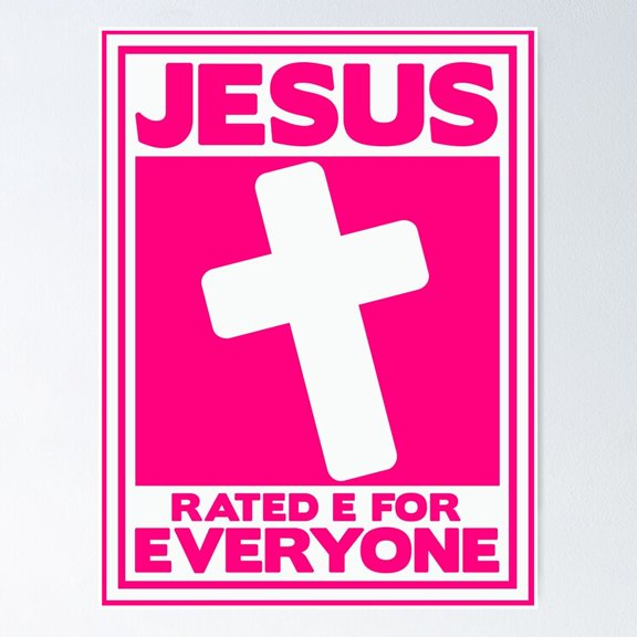 Poster Jesus Is For Everyone Poster - No Framed, Vintage Wall Art, Hot Trend!, 24x36