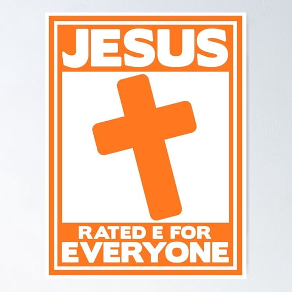 Poster Jesus Is For Everyone Poster - No Framed, Vintage Wall Art, Hot Trend!, 24x36