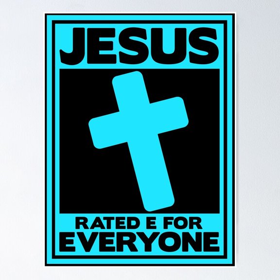 Poster Jesus Is For Everyone Poster - No Framed, Vintage Wall Art, Hot Trend!, 8x12