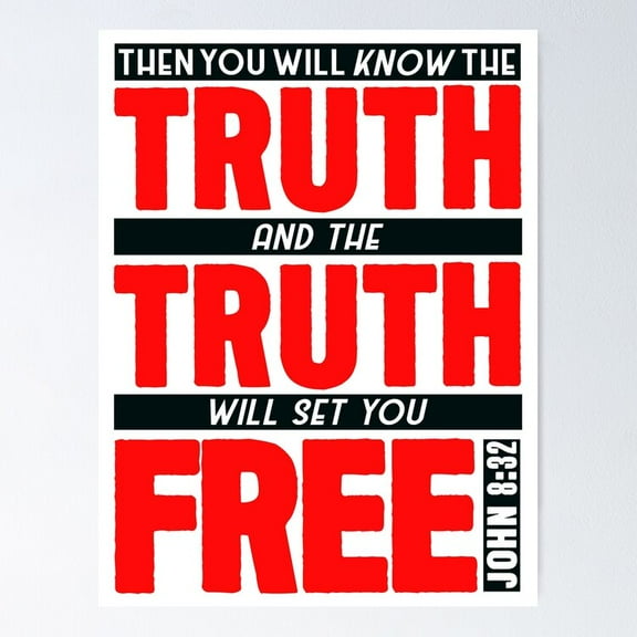 Poster John Truth Poster - No Framed, Vintage Wall Art, Hot Trend!, 8x12