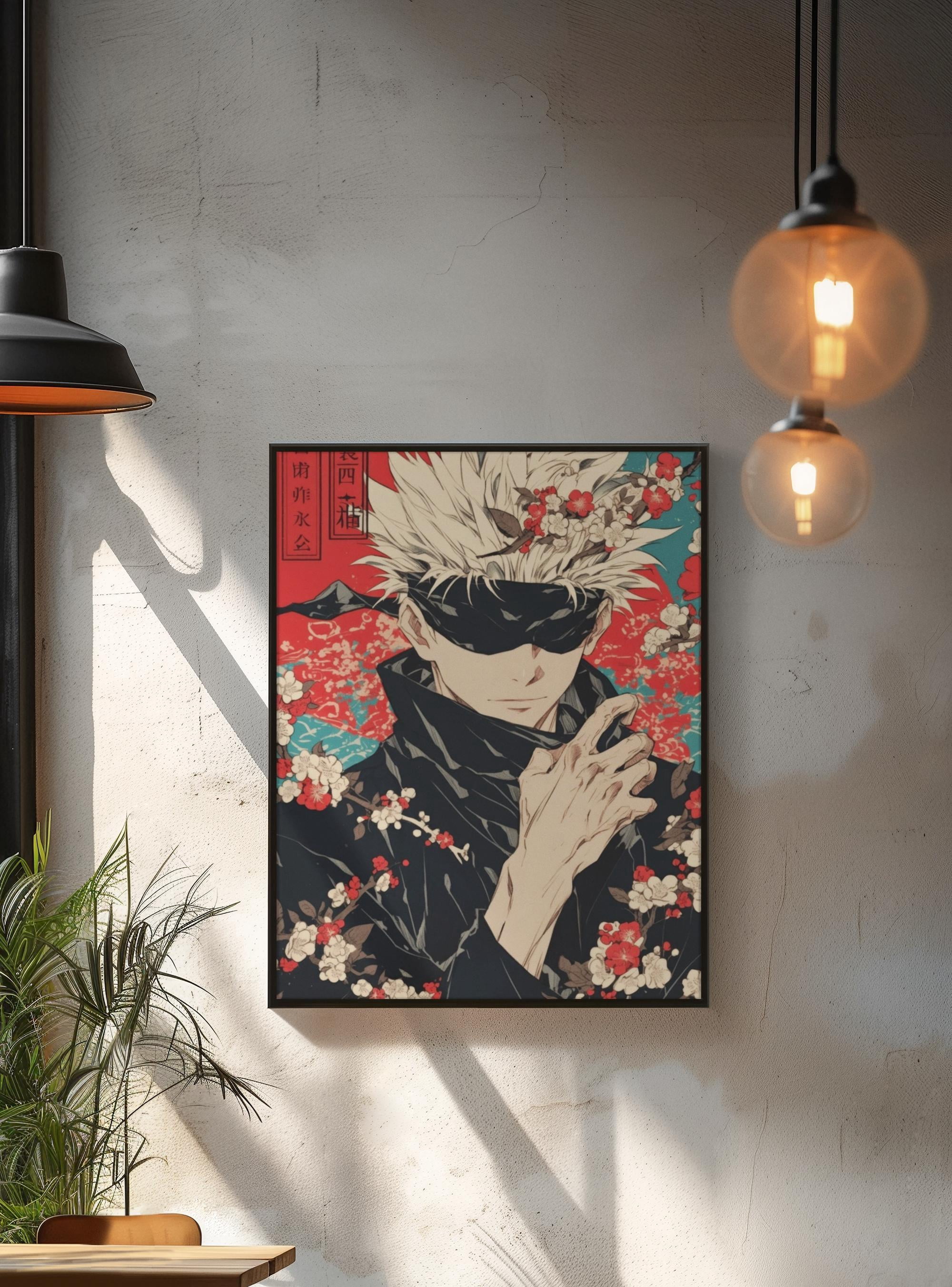 Poster Jujutsu Kaisen Poster,Gojo Satoru Print,Jjk Wall Art,Japanese ...