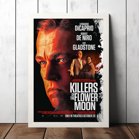 Poster Killers of the Flower Moon (2023) Classic Movie Poster - Film Fan Collectibles - Home Decor - Wall Art - Posters Gifts WINXIE DECOR - 16X24, UNFRAMED