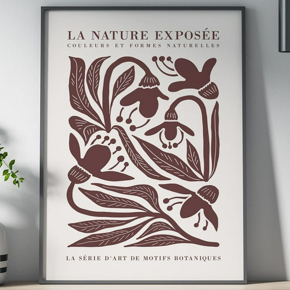 Poster La Nature Expos Poster, Wall Art, Poster Print, Wall Decor, Nature, Exposition, Landscape, Illustration, Art Print Poster, Home Decor - No Framed, Vintage Wall Art, Hot Trend!, 8x12