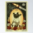 thumbnail image 1 of Poster Laika Space Sputnik 2 - No Framed, Vintage Wall Art, Trendy Retro Print, Positive Quote Poster, Room Decor, Wall Art, 24x36, 1 of 2