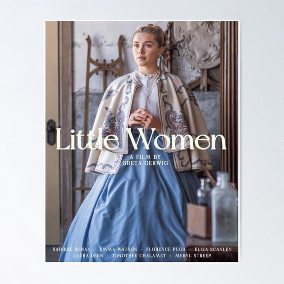 Poster Little Women (2019) Movie - No Framed, Vintage Wall Art, Trendy Retro Print, Positive Quote Poster, Room Decor, Wall Art, 8x12