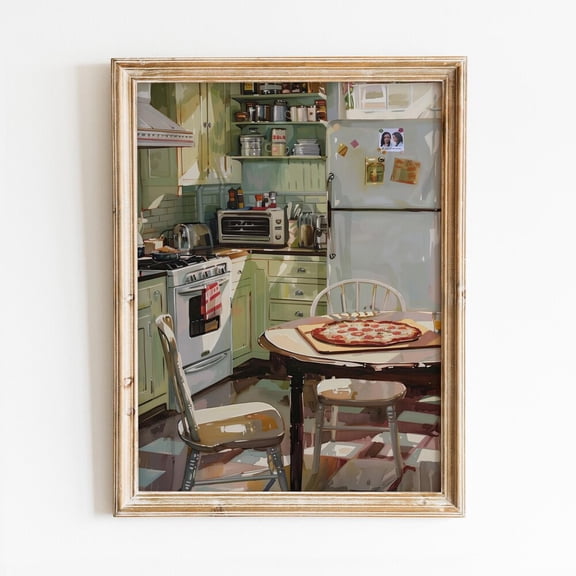 Poster Lorelai Gilmore'S Kitchen Print Wall Art Vintage Room Decor Retro Lime Cream Print Gilmore Girls Poster Cozy Fall