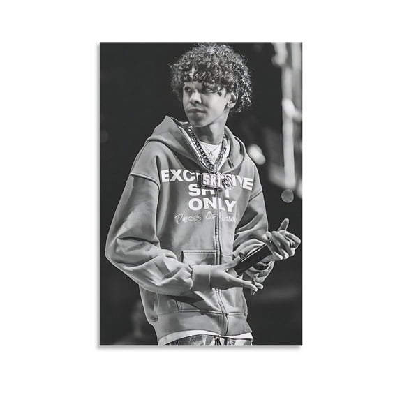 Poster Luh Tyler Popular Rapper Art Print Photo Art Painting Canvas Poster Home Decorative Bedroom Modern Decor Posters Gifts 12x18inch(30x45cm)