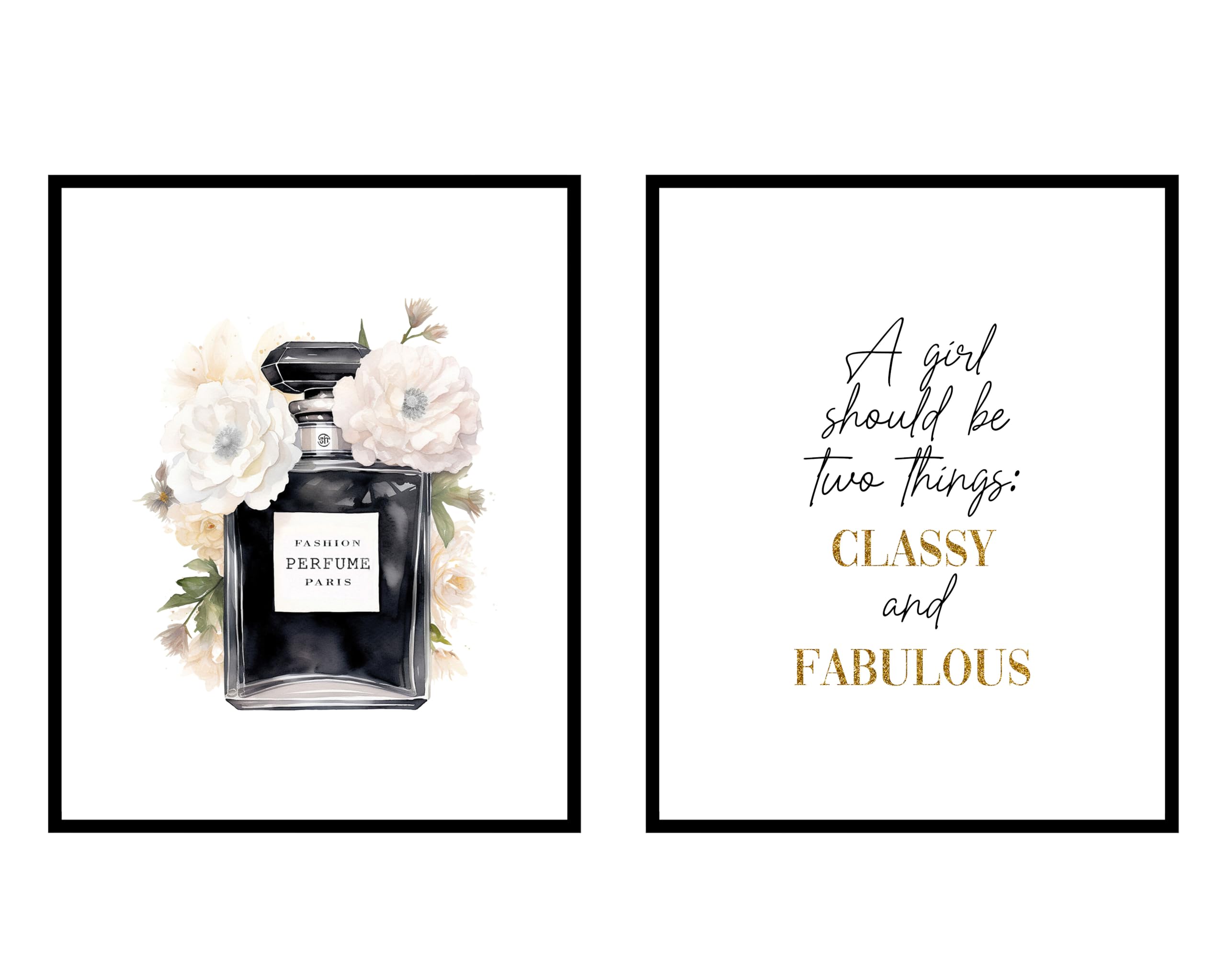 Poster Master 2Piece Fashion Poster Classy and Fabulous Print