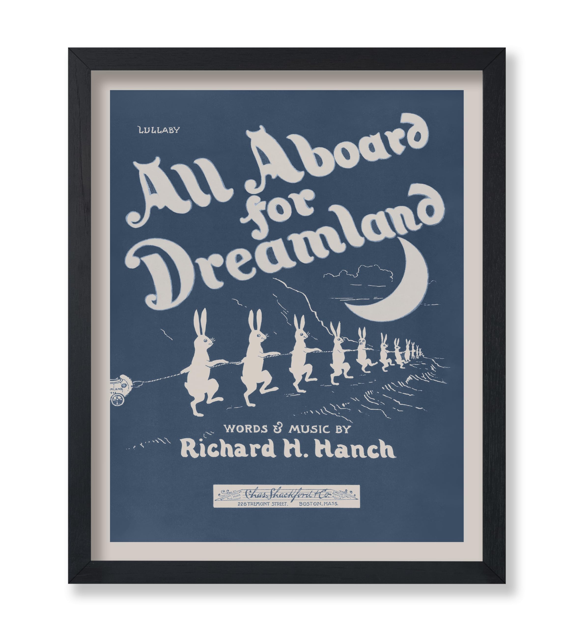 Poster Master All Aboard For Dreamland Poster - Retro Children's ...