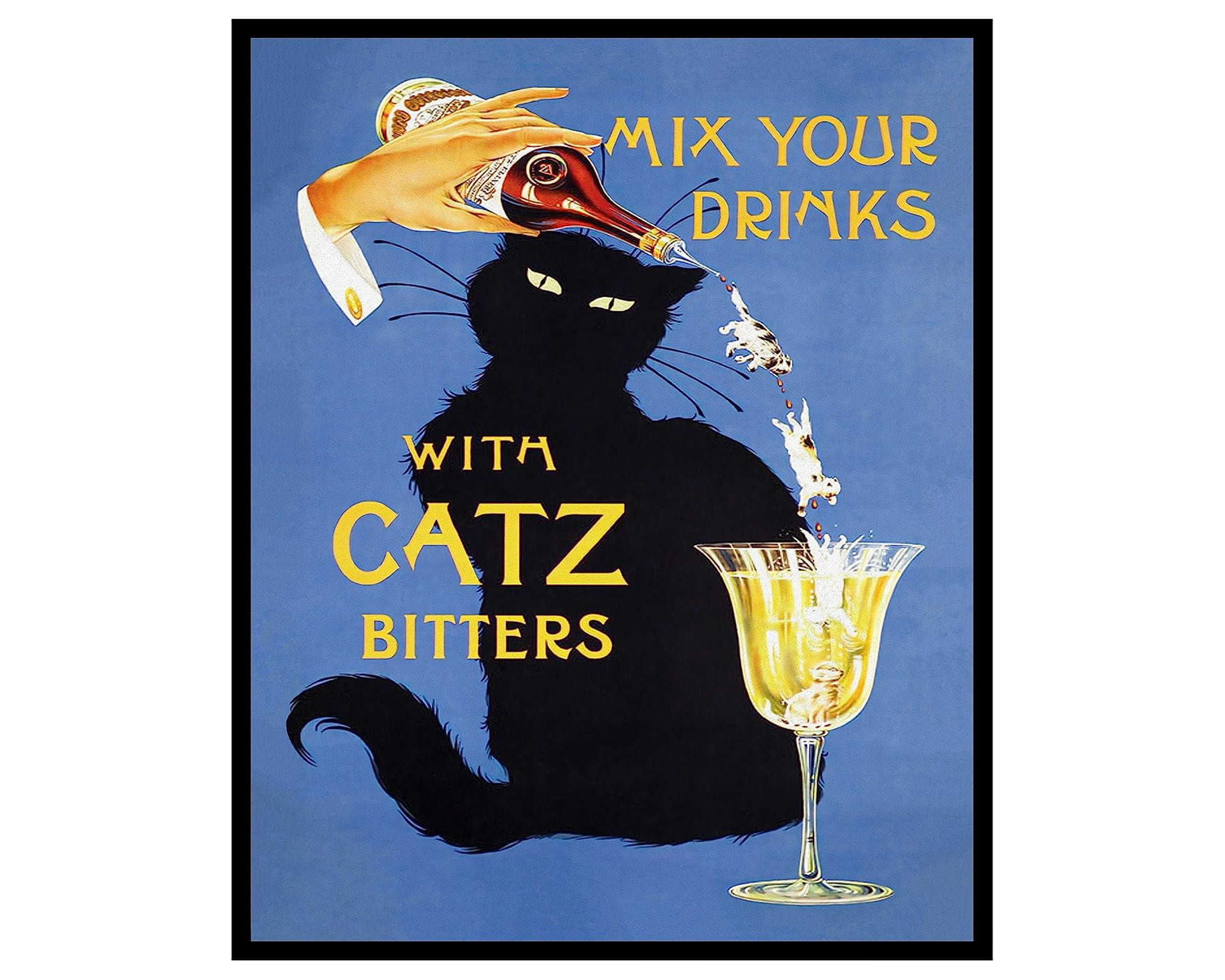 Poster Master Catz Bitters Print Vintage Beverage Liquor Poster