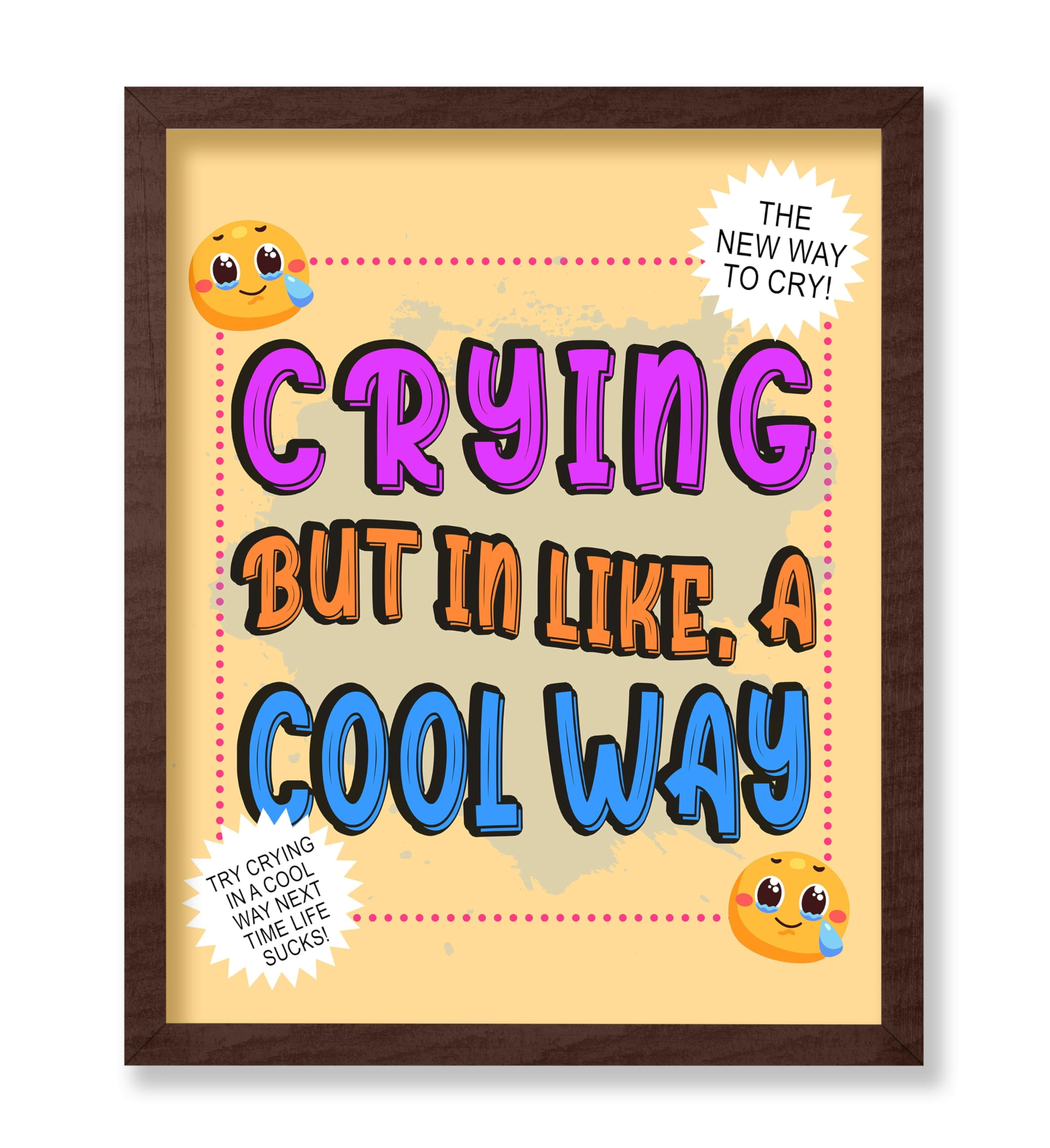 Poster Master Crying But Like In A Cool Way Poster The New Way To Cry