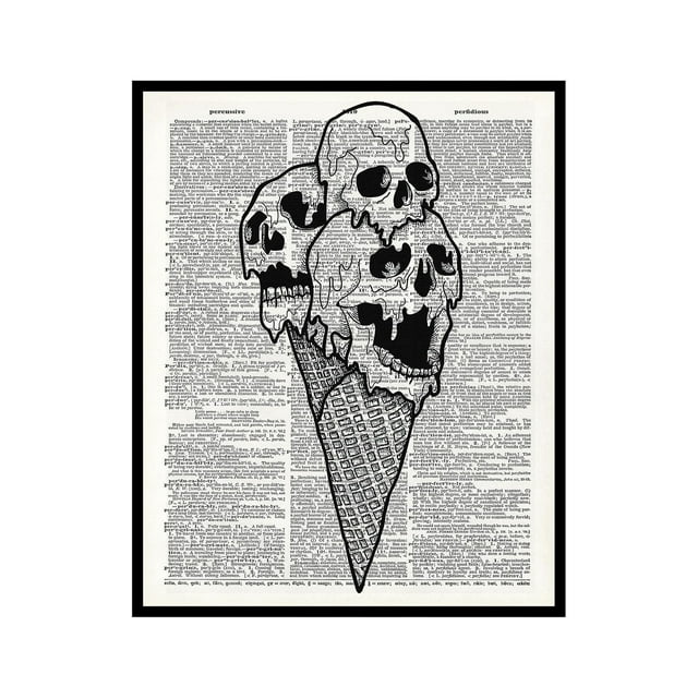 Poster Master Dictionary Art Poster Gothic Print 11x14 UNFRAMED