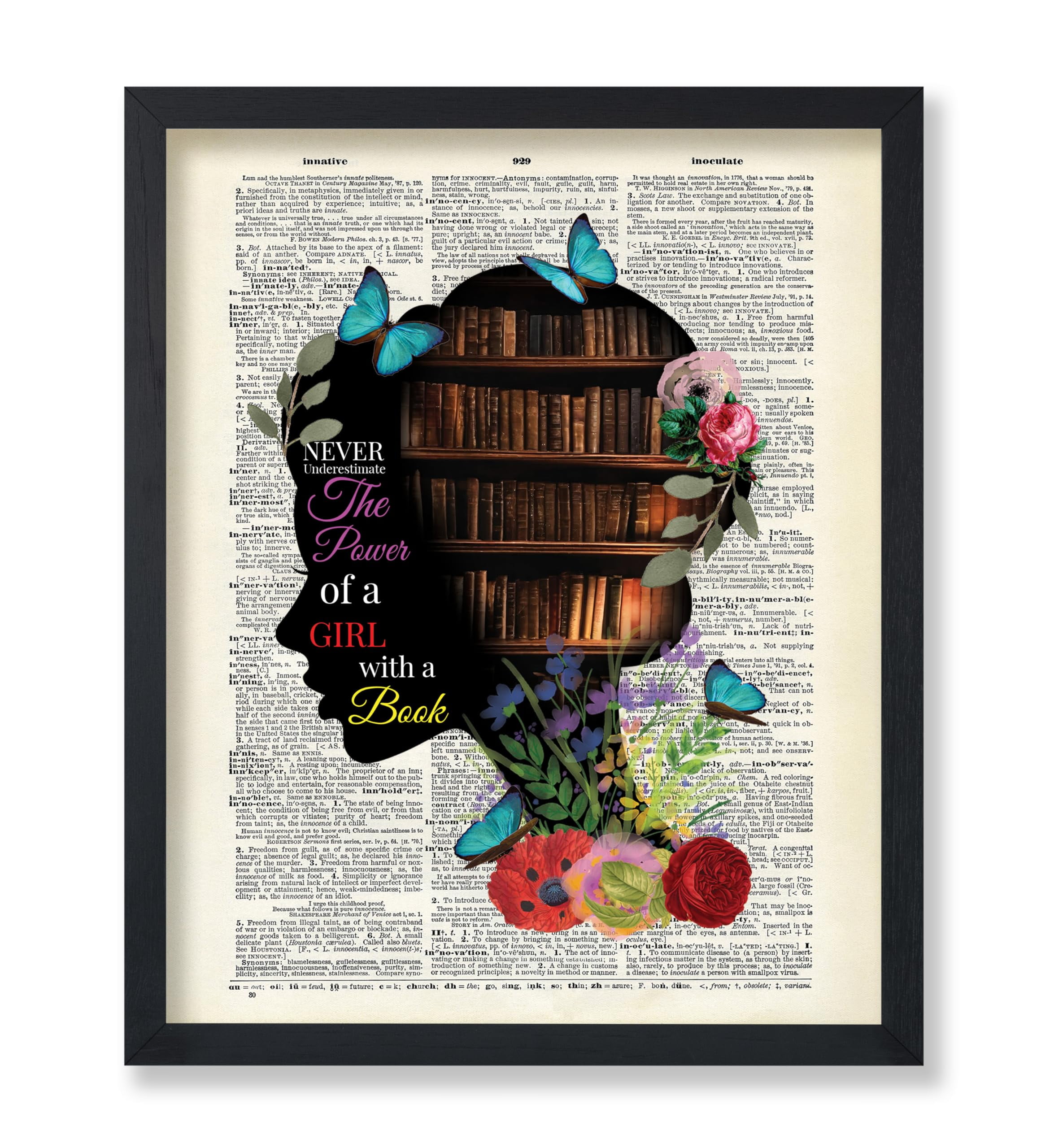Poster Master Dictionary Art Poster - Never Underestimate a Girl With a ...
