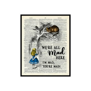 Alice in Wonderland Prints - 11x14 Unframed Wall Art Print Poster - Perfect  Alice in Wonderland Gifts and Decorations (Who Stole The Tarts?)