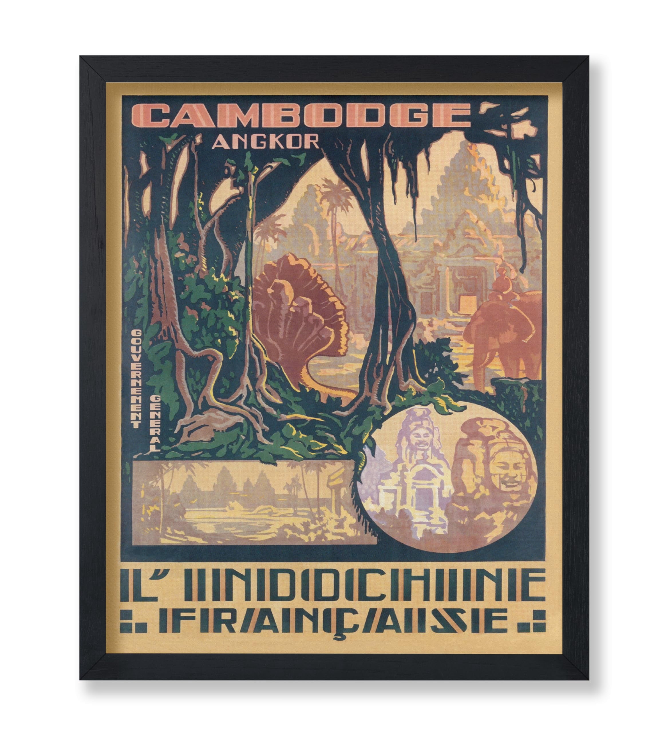 Affiche Vintage Indochine Libre Rf42 – Poster 40x60cm, Haute Qualité
