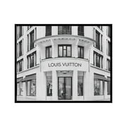 Poster Master LV Poster - LV Boutique Print - High Fashion Art - Designer Brand Shop Art - Gift for Women, Fashionista - Luxury Couture Decor for Bedroom, Living Room - 8x10 UNFRAMED Wall Art