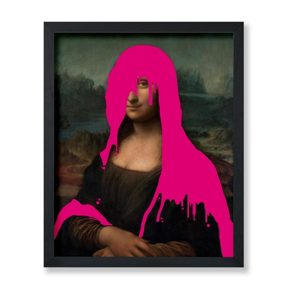 Poster Master Mona Lisa Poster - Renaissance Print - Altered Art - Trendy Art - Banksy Style Art - Urban Art - Gift for Men & Women - Decor for Living Room, Bedroom or Office - 16x20 UNFRAMED 