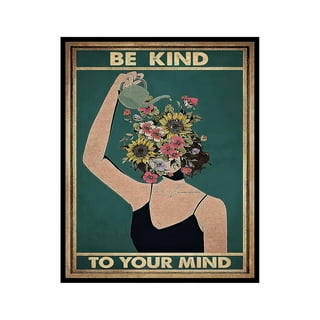 Mental Health Awareness Healthy Body Healthy Mind' Poster 18x24