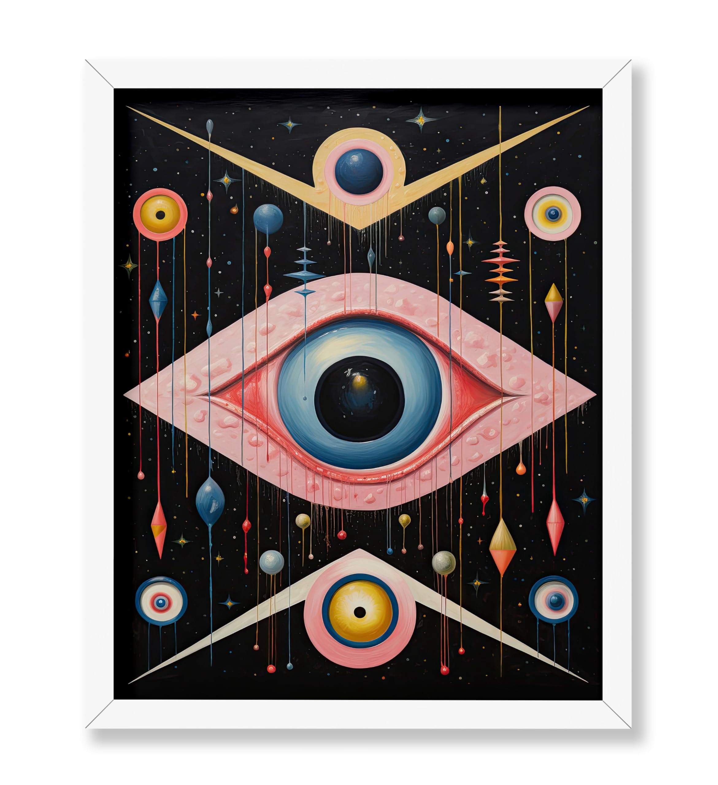 Poster Master Psychedelic Poster - Trippy Eye Print - Weird Abstract ...