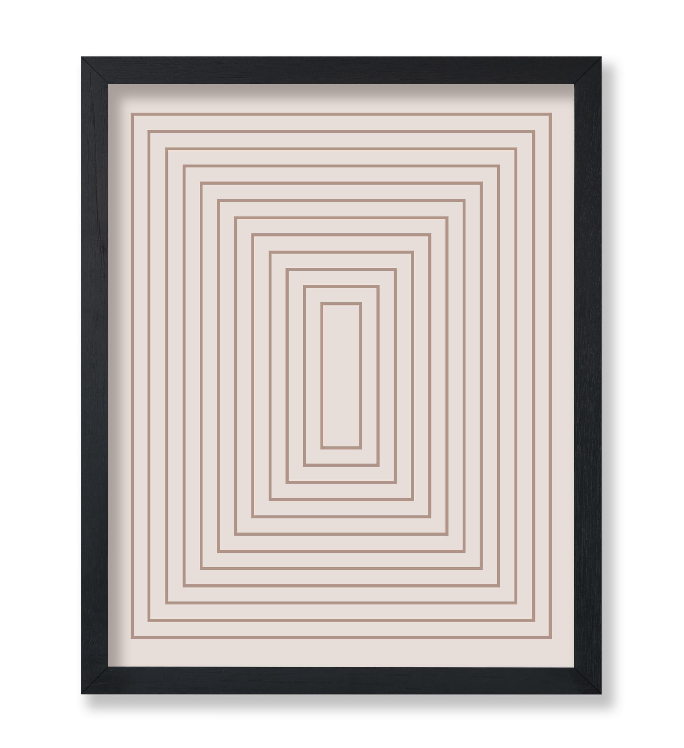 Poster Master Rectangle Poster - Geometric Shapes Print - Line Art - Minimal Art - Optical ...