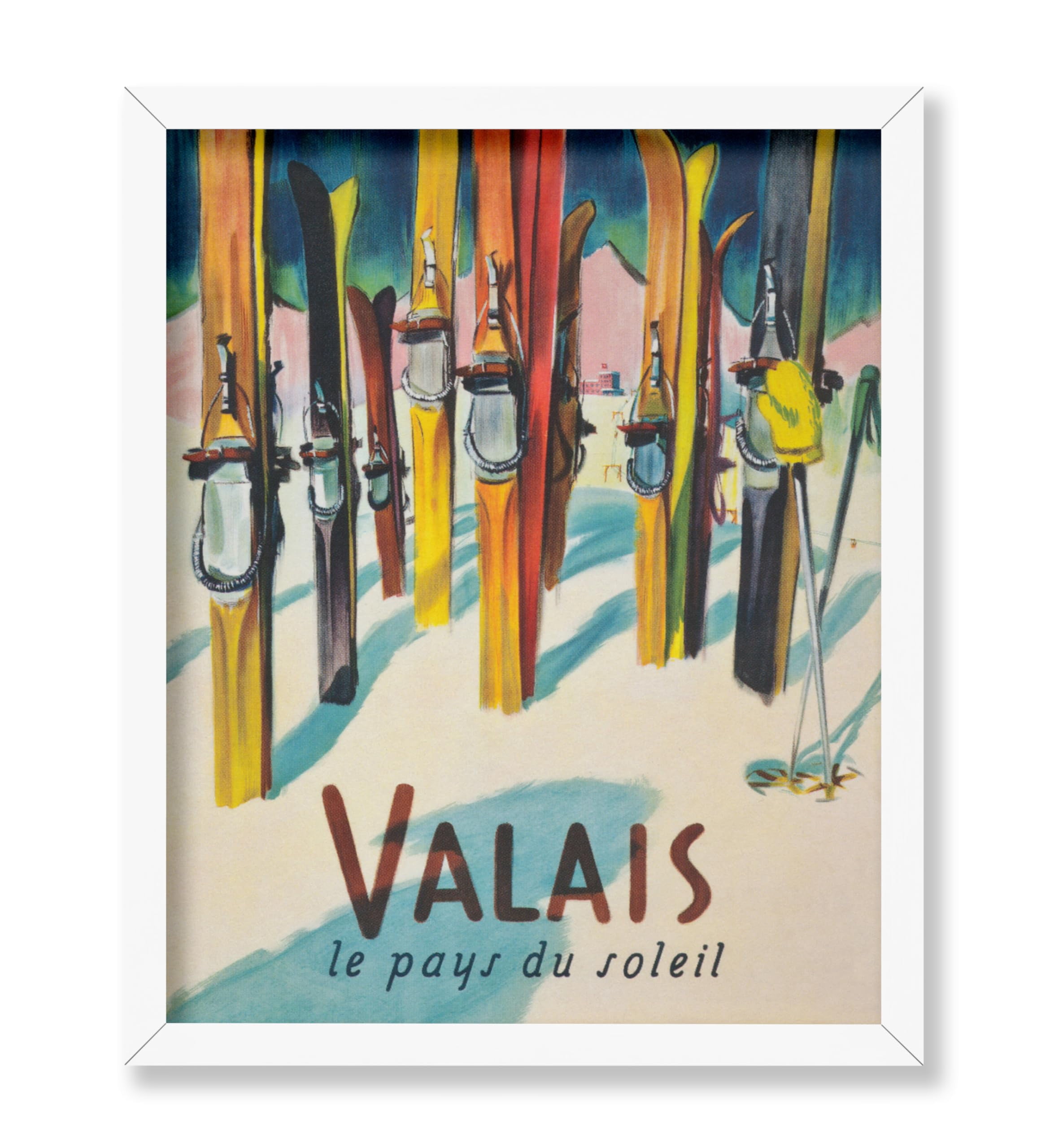 Poster Master Travel Poster - Vintage Wallis Switzerland Wall Art ...