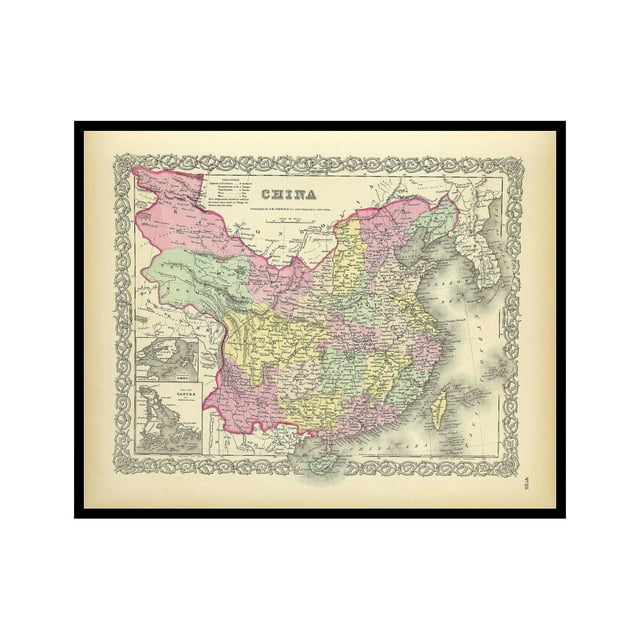Poster Master Vintage China Map Poster Retro Chinese Map Print Poster Master Vintage China Map Poster Retro Chinese Map Print