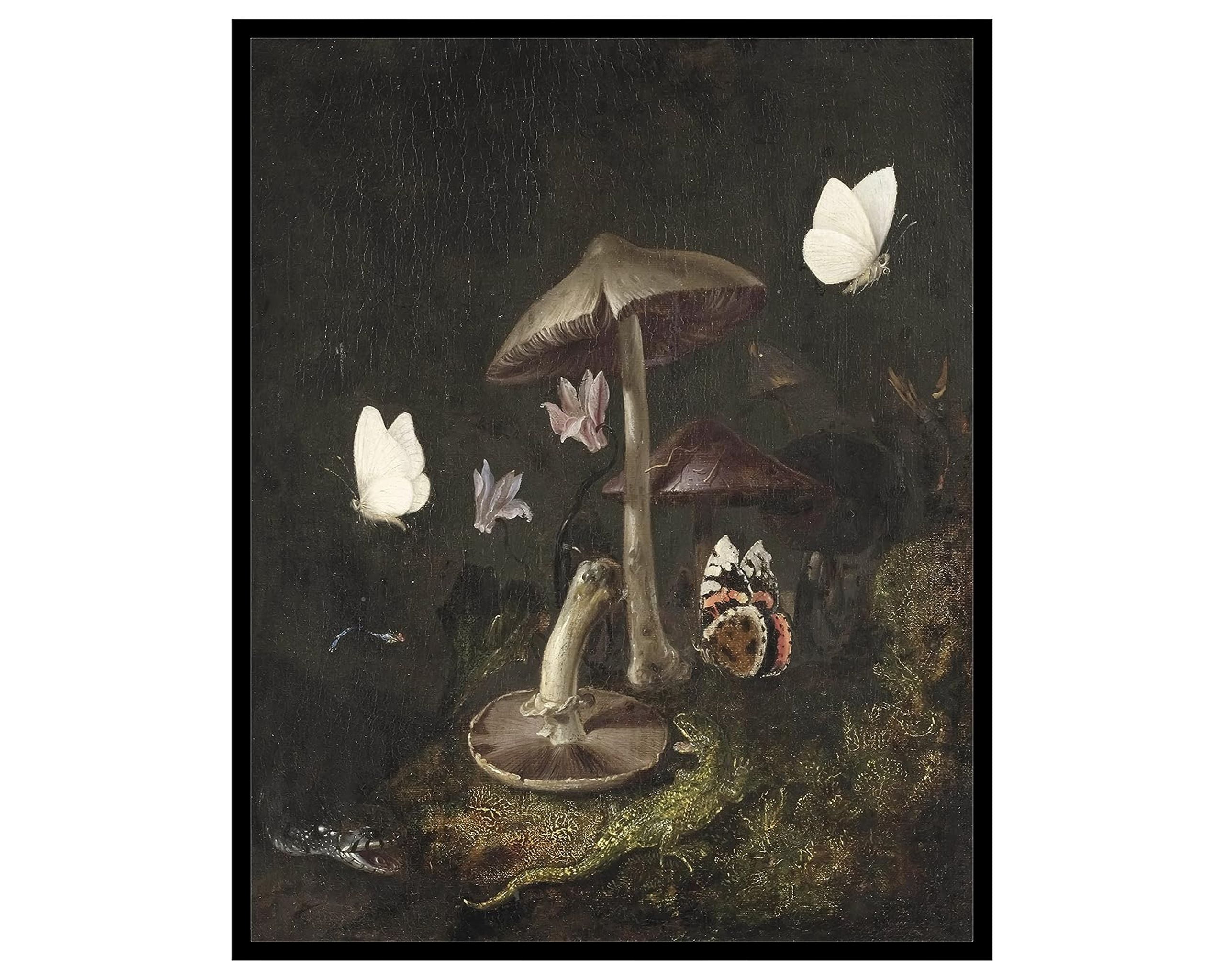 Poster Master Vintage Poster - Dark Cottagecore Art Print - 8x10 ...
