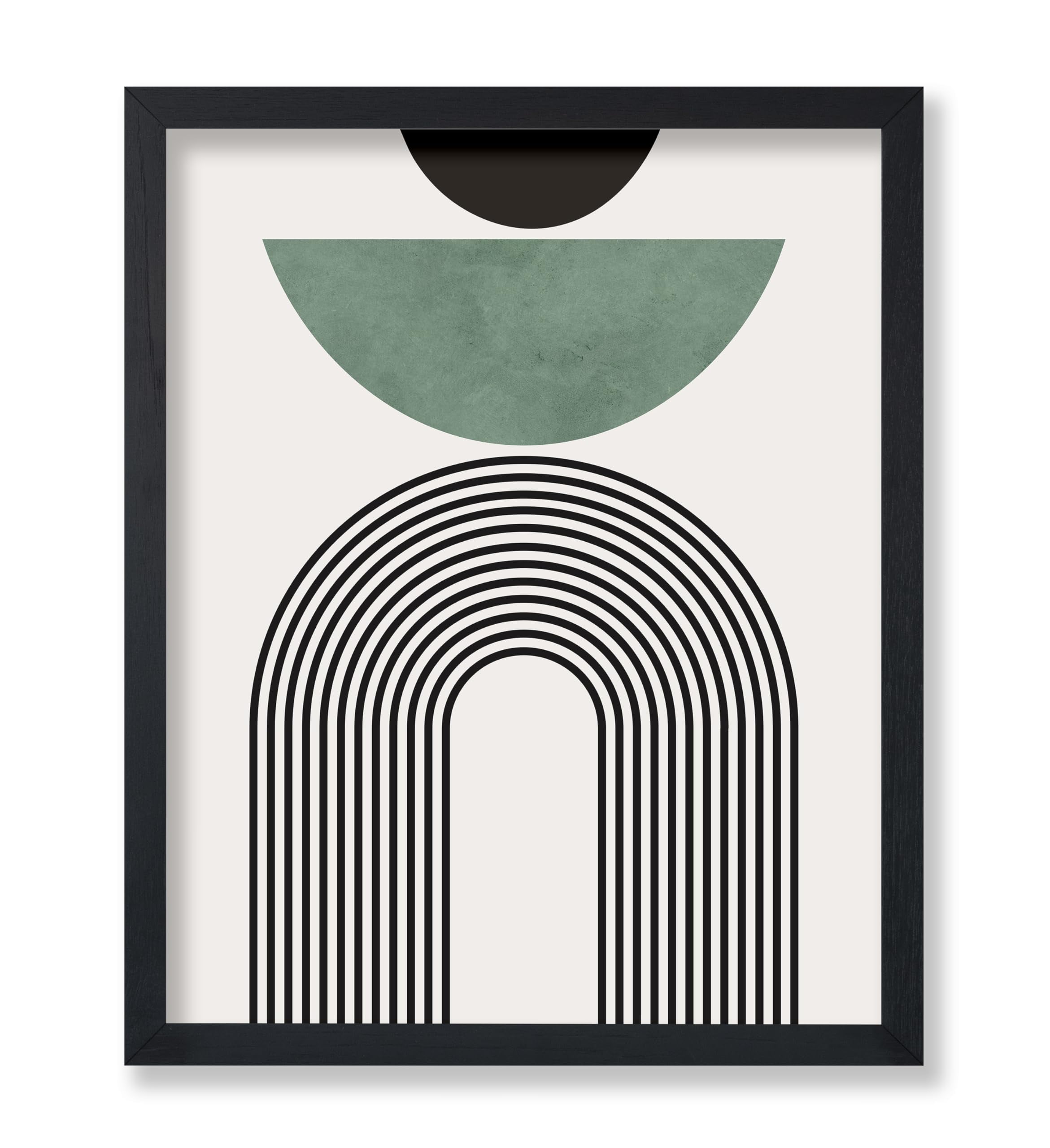 Poster Master Vintage Minimalist Poster Retro Abstract Print Green