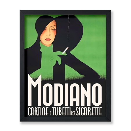 Poster Master Vintage Modiano Poster - Retro Modiano Cigarette Print - Italian Advertising Art - Gift for Her, Him, Women, Men - Wall Decor for Home, Office, Living Room - 11x14 UNFRAMED Wall Art