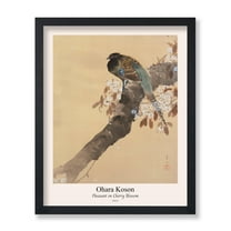 Poster Master Vintage Ohara Koson Poster - Retro Pheasant on Cherry Blossom Print - Japanese Art - Classic Painting - Animal Art - Bird Art - Aesthetic Art - Bedroom Decor - 8x10 UNFRAMED