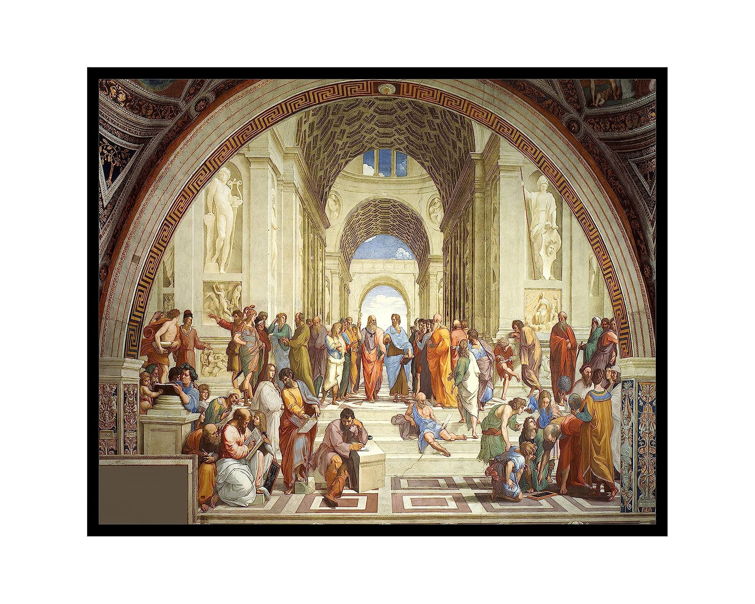 Poster Master Vintage Raphael Poster - Retro Fresco Print - 8x10 ...